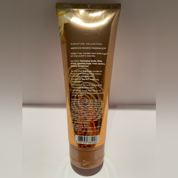 Bath & Body Works Warm Vanilla Sugar Body Cream - New - 8 oz - Picture 2 of 5